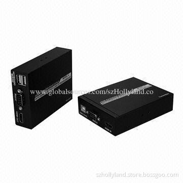 50m Single Cat5e/6 HDMI Extenders with KVM, Easy to Install